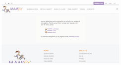 Desktop Screenshot of mamifit.es